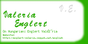 valeria englert business card